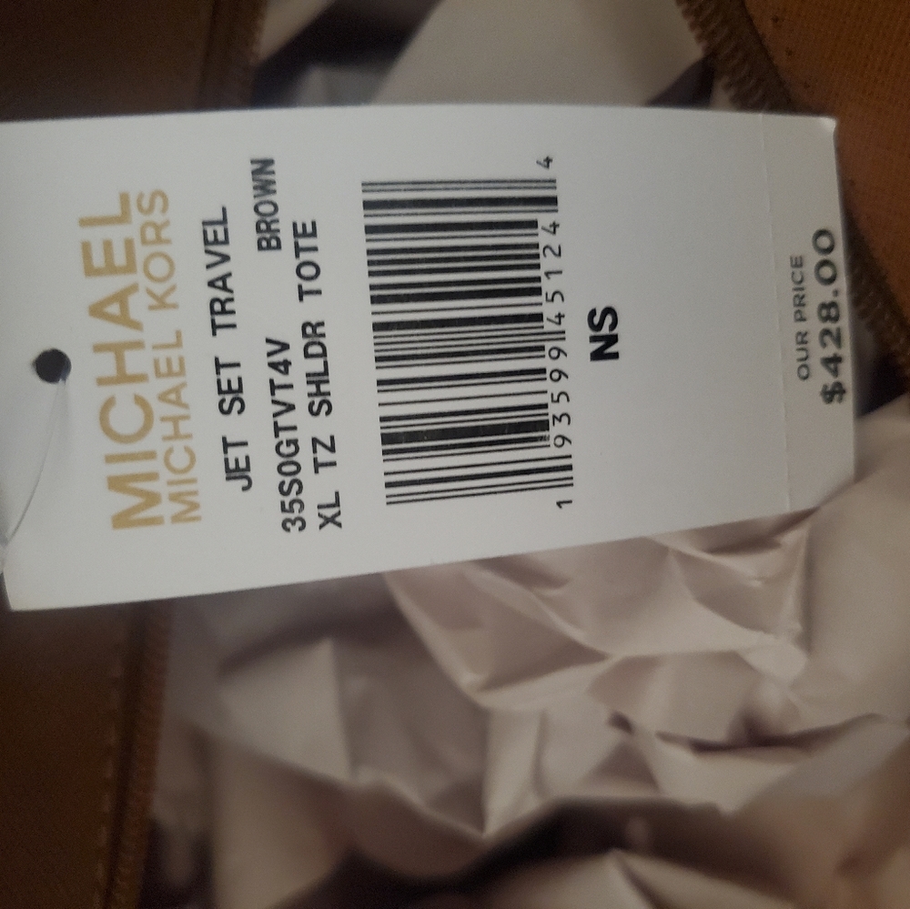 XL MK Jet Set Travel Tote - Picture 5 of 8